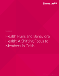 trend brief shifting focus for behavioral health crisis support