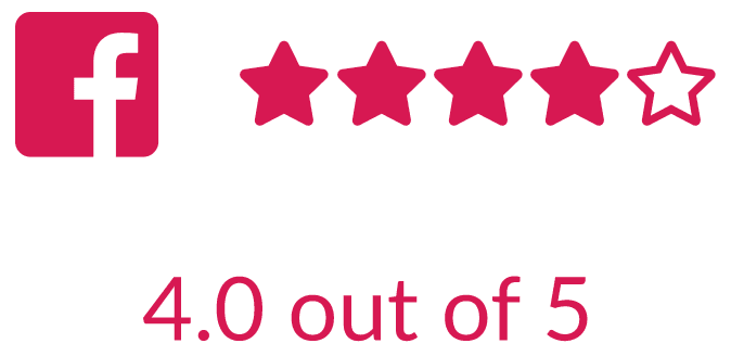 Facebook rating - 4.1 out of 5 stars