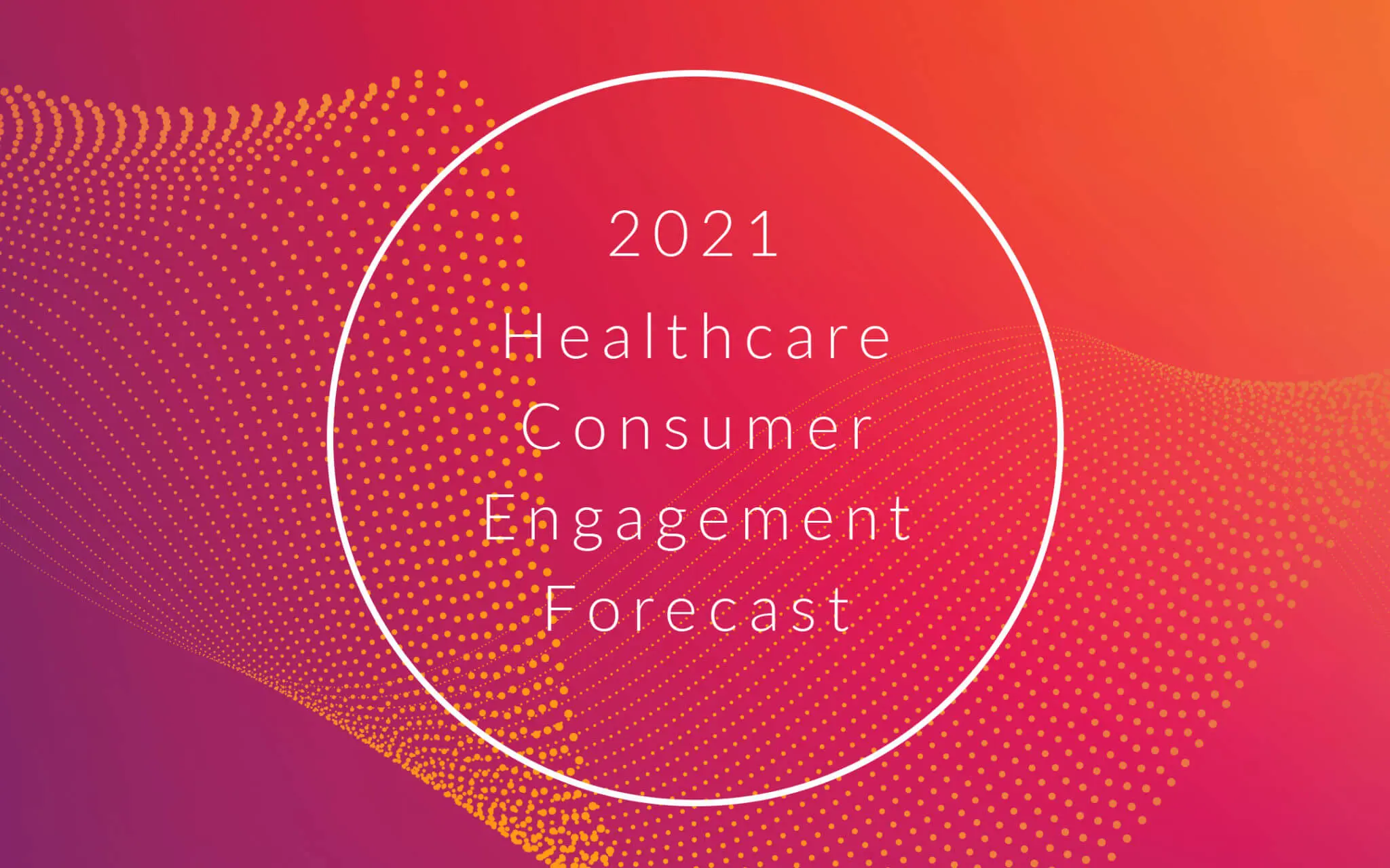 Healthcare consumer experience forecast graphic