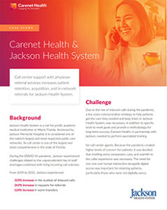 carenet and Jackson health case study