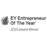 EY Entrepreneur of The Year 2015 Award Winner badge