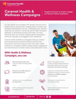 carenet health and wellness campaigns